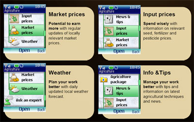 LifeTools' simple interface is compatible with the most basic phones